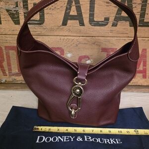Dooney & Bourke Burgundy Lucca Hobo Bag